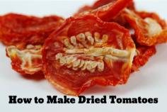 How to Make Dried Tomatoes (and a Pesto Recipe)