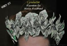 #Graduation Flower Money Headband for the Graduate - The perfect, unique, one of a kind gift! Addicted 2 Savings 4 U