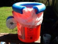 The Homestead Survival | How To Make an Emergency Sanitation Porta Potty Toilet | thehomesteadsurvi...