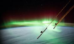 Awe-inspiring images of the Aurora Borealis taken from space