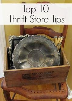 Top ten tips for making the most out of your thrift store experience