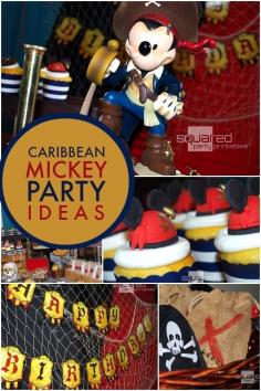 Mickey Mouse Pirates of the Caribbean Birthday Party Ideas