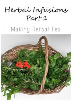 Herbal tea is a water-based infusion that can easily be made at home. Great tasting and good for you too. www.gardenmatter.com
