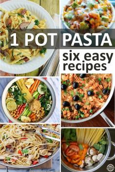 Six One-Pot Pasta Recipes - Kids Activities Blog