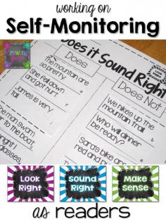 How I Work With Students to Self-Monitor While Reading