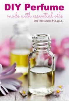 How to Make DIY Perfume Roll-On with Essential Oils #DIY #essentialoils - DontMesswithMama.com