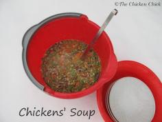 The Chicken Chick®: Chickens' Soup, A Healthy Winter Treat for Chickens