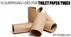 Stop throwing out all those toilet paper tubes and instead try out one of these surprising uses for them!