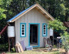 The answer to our tiny house storage woes: A Homestead Shed | Homestead Honey