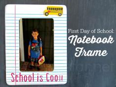 Back to School Notebook Frame #create2educate @Michaelsstores #MichaelsMakers