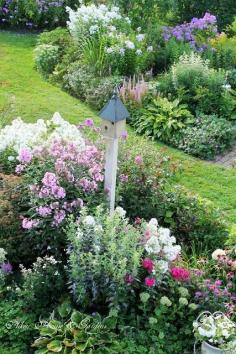 Beautifully designed flower garden