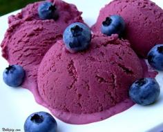 Blueberry Sour Cream Ice Cream | Noble Pig