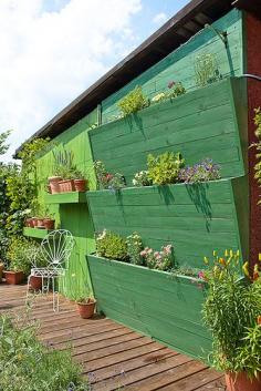 Vertical Garden by mo + me, via Flickr