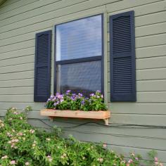 Easily make flower window boxes to perk up your home's charm and curb appeal. These suckers are made to last!