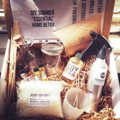 Homegrown Collective July GREENBOX - DIY Summer "Essential" Home Detox www.homegrowncoll...