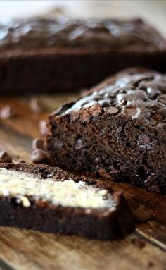This is the best Chocolate Chocolate Chip Zucchini Bread out there. Uses honey and coconut oil giving it an amazing taste while keeping it moist and dense.