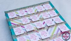 A fun advent style countdown calendar from www.cupcakesandcr...