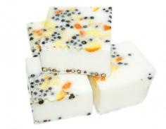 Bath and Beauty DIY - Organic Homemade Soap Recipe for making a Peppercorn Melt and Pour Massage Soap