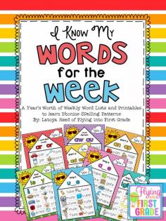 Words for the Week Spelling Unit PREVIEW!!!