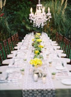 Mid-century modern wedding at The Parker: www.stylemepretty... | Photography: www.michaelradfor...
