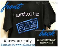 Ice Bucket Challenge T-Shirt with HTV by My Paper Craze