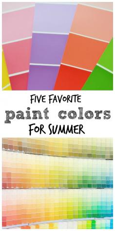 Five of My Favorite Summer Paint Colors #SWShoutOut