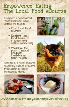 Enter to win a free spot in the upcoming Empowered Eating: The Local Food eCourse! www.attainable-su...