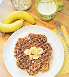 Healthy Banana Waffle