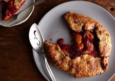 Fruit Galette: How did they know I bought farm fresh plums and was thinking of something to do with them?