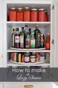 The Homestead Survival | Make Your Own Cabinet Sized Lazy Susan |Homesteading and DIY