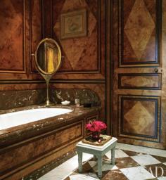 French bathroom design by Jacques Garcia | AD      ᘡղbᘠ