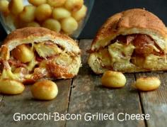 Gnocchi Bacon Grilled Cheese from NoblePig.com