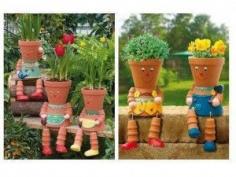 The Homestead Survival | How to make Clay Pot Flower People