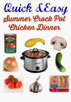 The Chirping Moms: An Easy Summer Crock Pot Recipe
