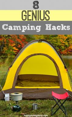 I never realized how easy it was to camp!  These simple tips made camping a lot more fun and easier, too!