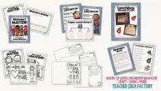 Lunchroom Manners Packet - Song, Bucket Fillers, Write, Craft, and More.  Pre-K to First Grade