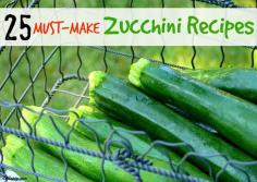 25 Must-Make Zucchini Recipes from NoblePig.com