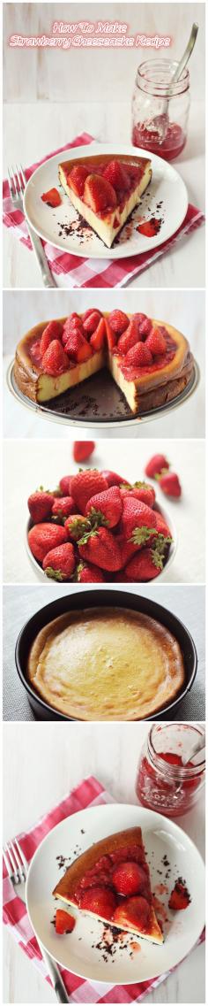 How To  Make #Strawberry #Cheeseaske #Recipe
