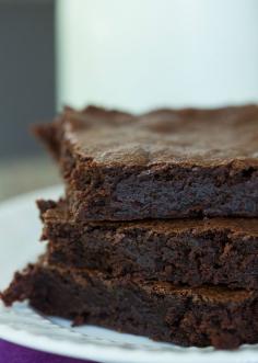 Zingerman's Black Magic Brownies | browneyedbaker.com #recipe