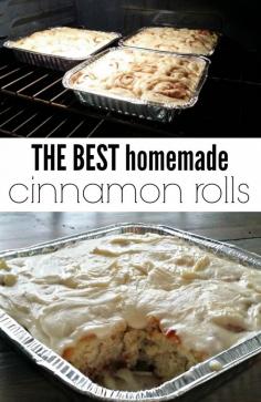 Grandma's Homemade Cinnamon Rolls.  The best cinnamon rolls you will ever eat!