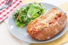 Meatball Subs with Red Leaf Salad