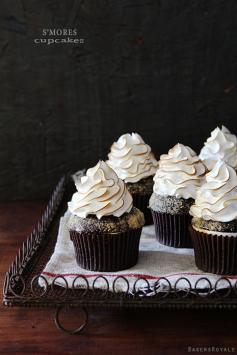 Smores Cupcakes via Bakers Royale