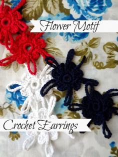 Tutorial - How to Make Crocheted Earrings - crafts for girls, Crocheted, Earrings, Handmade Art. Click on the image for the tutorial.