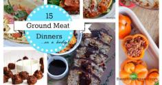 These are a great batch of recipes for ground meat - all super easy to make and all easy on the budget too!