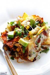 The Homestead Survival | Cowboy Caviar Chicken Enchilada Casserole Recipe | thehomesteadsurvi...