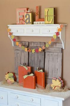 Fall Decor by The Happy Scraps