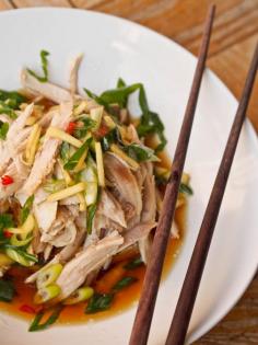 Shredded Chicken with Asian Ginger Sauce