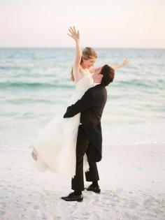 Elegant Beach Wedding in Seaside, Florida by Lauren Kinsey Fine Art Wedding Photography