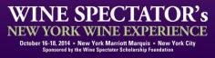 New York Wine Experience 2014  - A joyous three-day festival of great wine.