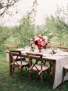 Intimate Dinner Party Inspiration at Ya Ya Farm & Orchard: www.stylemepretty... | Photography: Sara Hasstedt - www.sarahasstedt....